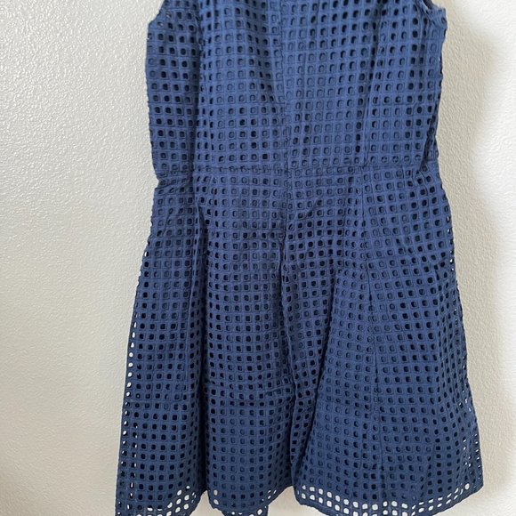 Madewell Dress Eyelet Sunshade A Line Sleeveless - Picture 6 of 10